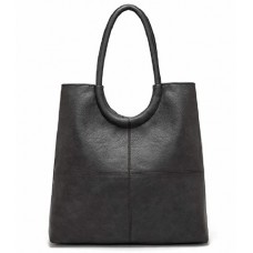 Women's elegant PU Tote, Faux Leather Double Compartment 14" Laptop Business Tote multi-pocket